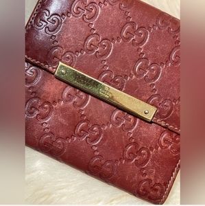 Gucci Guccissima Leather French Wallet